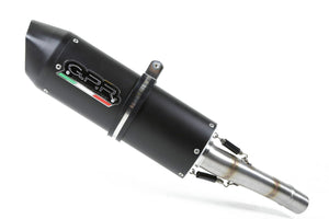 Kawasaki Ninja 300R 2012-2014 GPR Exhaust Systems Furore Black Slipon Silencer