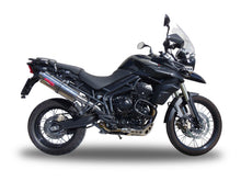 Load image into Gallery viewer, Triumph Tiger 800 2011-2018 GPR Exhaust Systems Trioval Slipon Muffler Silencer