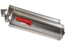 Load image into Gallery viewer, Aprilia Caponord 1000 01-7 GPR Exhaust Systems Ti Oval Slipon Mufflers Silencers