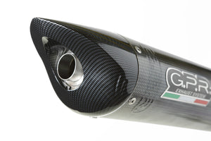 Benelli Tre K 1130 2006-16 GPR Exhaust Systems GPE CF Slipon Muffler & Plate Kit