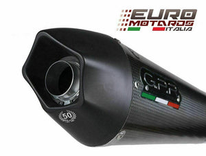 Moto Guzzi Breva 1200 2007-12 GPR Exhaust Systems GPE CF Slipon Muffler Silencer