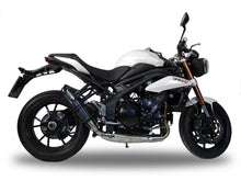 Load image into Gallery viewer, Triumph Speed Triple 11-14 Single Low GPR Exhaust Systems GPE CF Slipon Muffler
