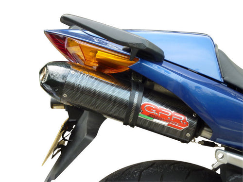 Honda VFR 800 V-Tech 02-13 GPR Exhaust Systems GPE CF Slipon Mufflers Silencers