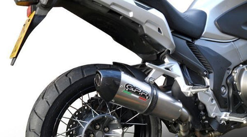 Honda Crosstourer 1200 GTC GPR Exhaust Systems GPE Ti Slipon Muffler Silencer