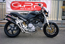Load image into Gallery viewer, Ducati Monster S2R 800 2004-2007 GPR Exhaust Mid Full System Double CF Silencers