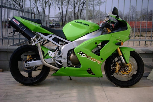 Kawasaki ZX6R 636 03-04 High Mount GPR Exhaust Systems Carbon Slipon Muffler