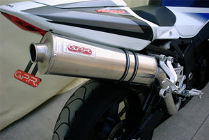 Suzuki GSXR 1000 2003-04 High Mount GPR Exhaust Systems Ti Oval Muffler Silencer