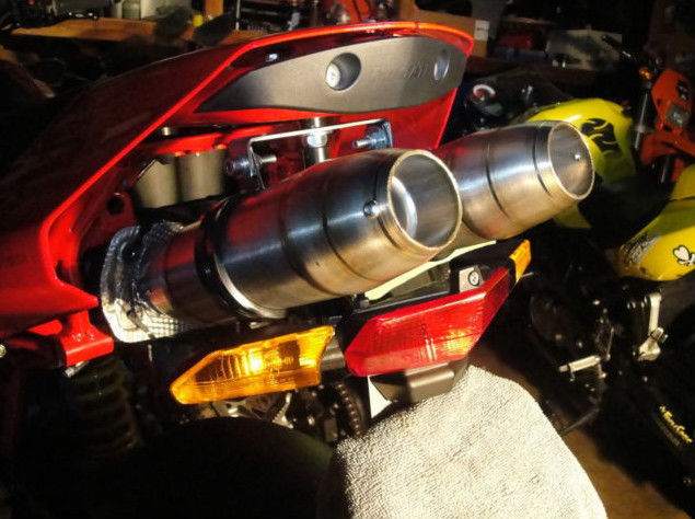 Ducati Multistrada MTS 620 GPR Exhaust Systems Deeptone Slipon Mufflers