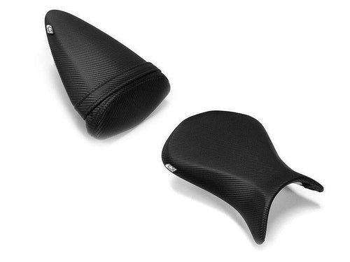 Luimoto Baseline Seat Covers Front & Rear Carbon Vinyl For Kawasaki ZX6R 2007-08