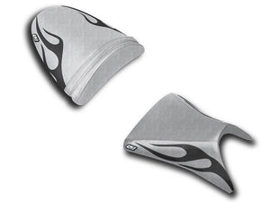 Luimoto Flame Seat Covers Set Front & Rear 11 Colors For Kawasaki ZX6R 2003-2004