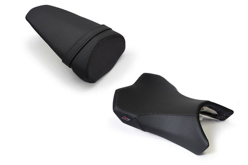 Luimoto Baseline Seat Covers Front & Rear Carbon Vinyl For Kawasaki Z1000 10-13