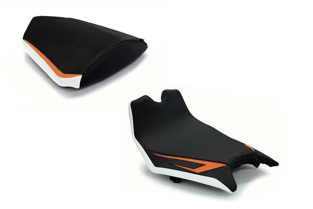 Luimoto Type 2 Seat Covers Set Rider & Passenger New For KTM RC8 RC-8R 2008-2015