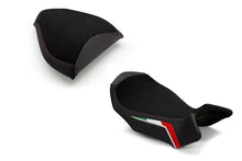 Load image into Gallery viewer, Luimoto Team Italia Suede Seat Cover Set For MV Agusta Brutale 750 910R 1078RR