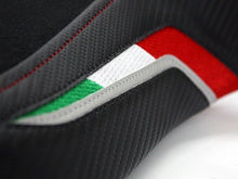 Load image into Gallery viewer, Luimoto Team Italia Suede Seat Cover Set For MV Agusta Brutale 750 910R 1078RR