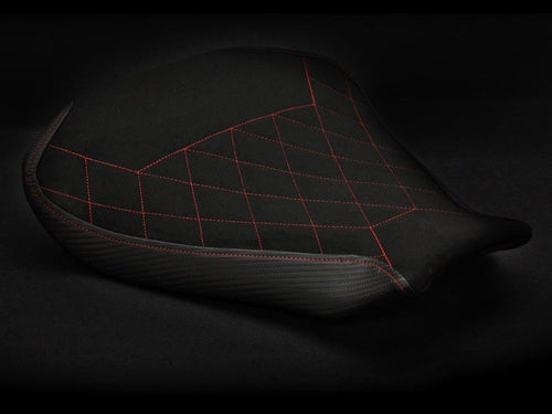 Luimoto Diamond Quilt Suede Rider Seat Cover 3 Colors For MV Agusta F4 2010-2018
