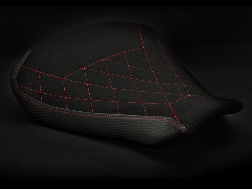 Luimoto Diamond Quilt Suede Rider Seat Cover 3 Colors For MV Agusta F4 2010-2018