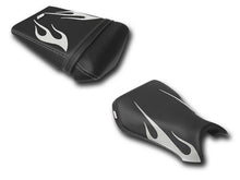 Load image into Gallery viewer, Luimoto Flame Edition seat covers front and rear for Yamaha R1 2002-2003 — Euro Motards