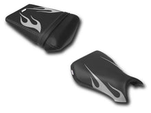 Load image into Gallery viewer, Luimoto Flame Edition seat covers front and rear for Yamaha R1 2002-2003 — Euro Motards