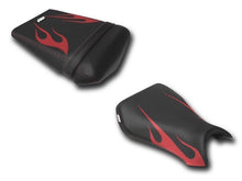 Load image into Gallery viewer, Luimoto Flame Edition seat covers front and rear for Yamaha R1 2002-2003 — Euro Motards