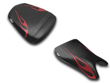 Load image into Gallery viewer, Luimoto Flame Edition seat covers front and rear for Yamaha R6 2003-2005 — Euro Motards