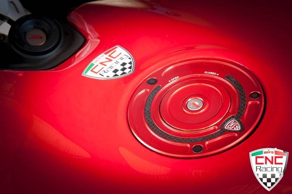 CNC Racing Gas Tank Cap Carbon For Ducati Panigale 899 955 1199 1299 V4 2012-21