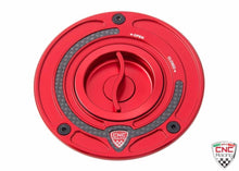 Load image into Gallery viewer, CNC Racing Quick Tank Cap Carbon 4 Colors Aprilia RSV4 /R/Aprc Tuono V4 /R