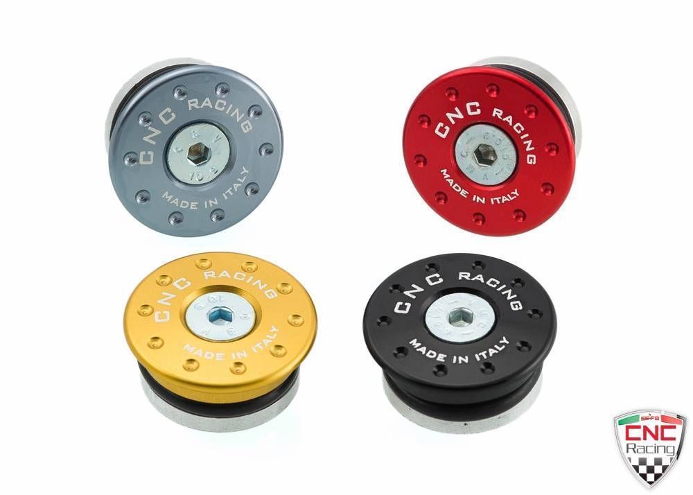 CNC Racing Frame Plugs Caps 4 Colors 7pc Ducati Streetfighter 848 1100