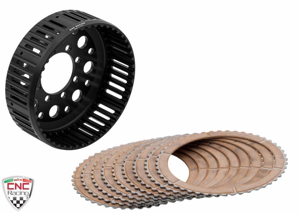 CNC Clutch Basket & Plates 48 Teeth Ducati Hypermotard 1100 1198 Streetfigher