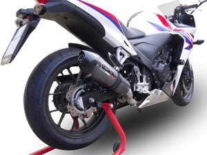 Honda CBR 500 R 2013-2018 GPR Exhaust Systems GPE CF Slipon Muffler Silencer Can