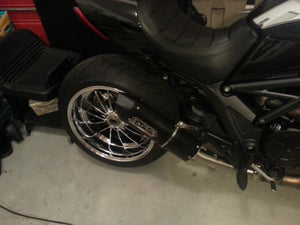 Ducati Diavel 2011-2017 GPR Exhaust Furore Black Slipon Muffler Silencer New