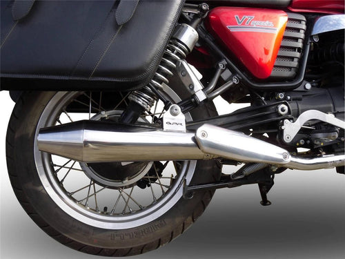 Moto Guzzi Nevada 750 2011-2014 GPR Exhaust Systems Dual Stainless Mufflers