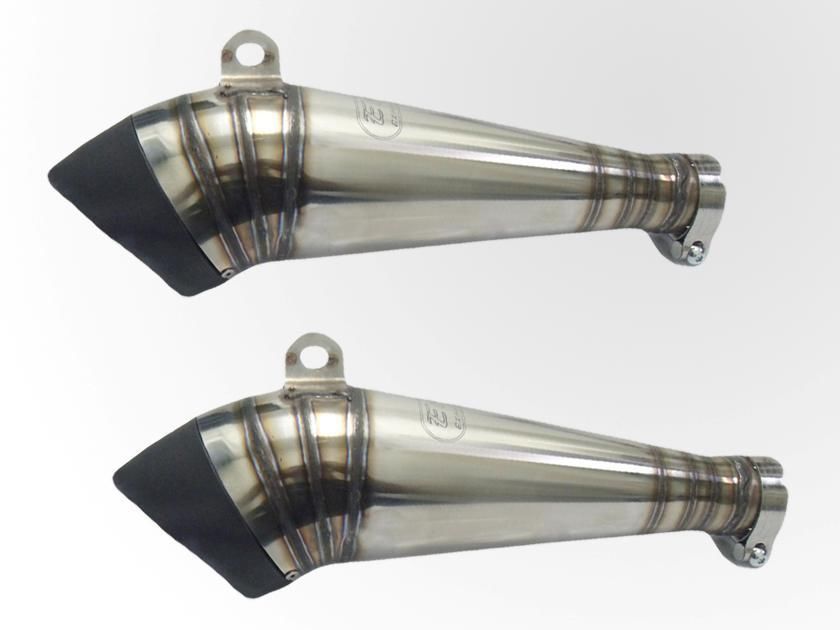 Kawasaki Z1000 SX 2011-2014 Endy Exhaust Dual (X2) Silencers Brutale