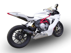 MV Agusta F3 675 2012-2016 GPR Exhaust Systems Furore Black Slipon Muffler New
