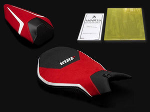 Luimoto Designer Seat Cover Rider & Passenger For Ducati 1199 Panigale R Edition