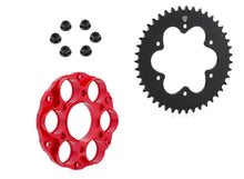 Load image into Gallery viewer, CNC Racing Sprocket-Carrier-Nuts Red 38/39/43T Ducati 1199 Panigale /S/R