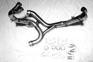 Ducati 851 888 Silmotor Exhaust Full System 50mm With Carbon Round Silencers