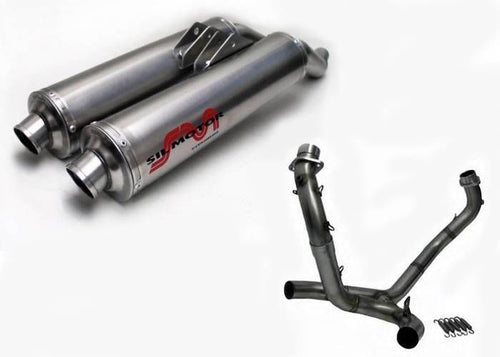 Ducati Supersport 900 1998 Silmotor Exhaust Full System Titanium Round Silencers