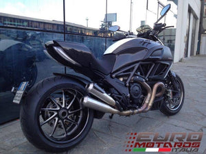 Ducati Diavel 2011-2016 Silmotor Exhaust Megaphone Inox Slipon Silencers