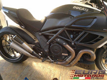 Load image into Gallery viewer, Ducati Diavel 2011-2016 Silmotor Exhaust Megaphone Inox Slipon Silencers
