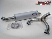 Load image into Gallery viewer, BMW R1150R Silmotor Exhaust Oval Alum Silencer With Mid Section Road Legal