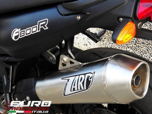 BMW F800R Zard Exhaust Conical Steel Silencer Road Legal Muffler