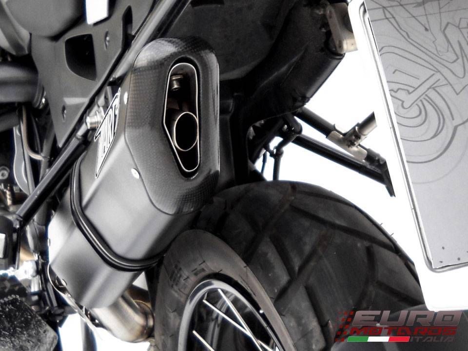 BMW R1200GS & Adventure 2004-2009 Zard Exhaust Penta Black Silencer Carbon Cap