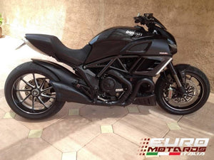 Ducati Diavel 2011-2016 Zard Exhaust Full System Black Headers Black Silencer