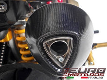 Load image into Gallery viewer, Ducati Hypermotard 1100-Evo Zard Exhaust Scudo Full 2&gt;1 System Titanium/Carb Cap