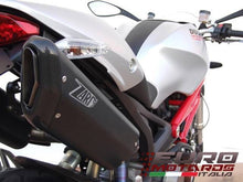 Load image into Gallery viewer, Ducati Monster 1100 Zard Exhaust Penta Full System Black /Carbon Caps +4HP
