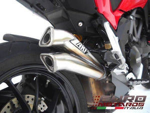 Ducati Multistrada MTS 1200 Zard Exhaust V2 Silencer +2HP Road Legal