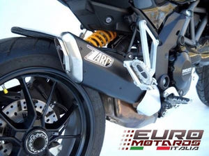 Ducati Multistrada 1200 Zard Exhaust Penta Black Alu Silencer +2HP Road Legal