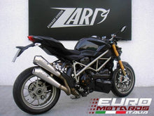 Load image into Gallery viewer, Ducati Streetfighter 848 1098 1100 Zard Exhaust Slipon Silencers Stainless +3HP