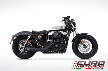 Load image into Gallery viewer, Harley Davidson Sportster 2003-2013 Zard Sport Exhaust System Ceramic Black