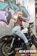 Load image into Gallery viewer, Harley Davidson Sportster 2003-2013 Zard Sport Exhaust System Ceramic Black